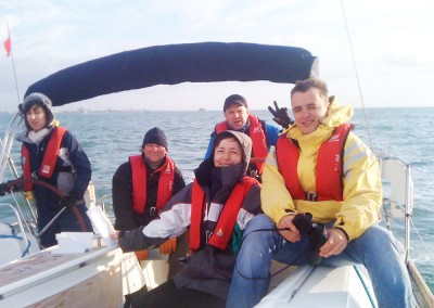 One of our groups enjoying Central Solent!