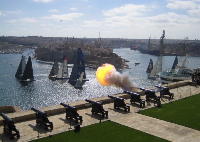Start of the Rolex Middle Sea Race 2014