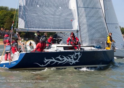 Start of a RORC race. It's not always this sunny!