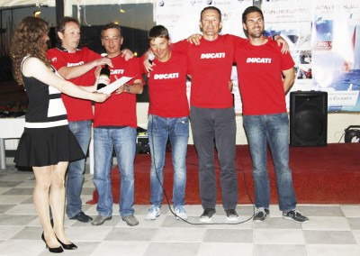 Corporate regatta, award ceremony