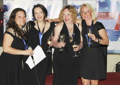 Corporate regatta, award ceremony